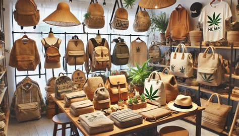 Exposición de productos ecológicos y artesanales para bebés en la tienda 9 Lunas