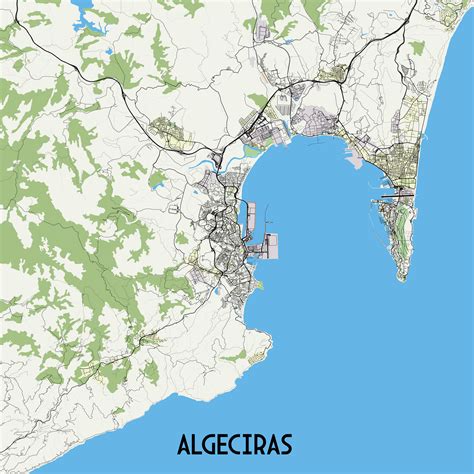 Mapa de Algeciras destacando la importancia del cuidado de la piel en climas soleados