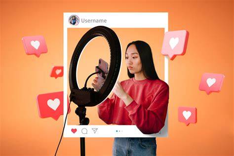foto de influencer en Instagram promocionando un producto