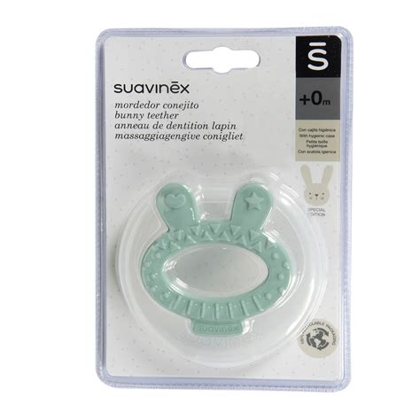 Mordedor Suavinex de conejo de silicona para bebés