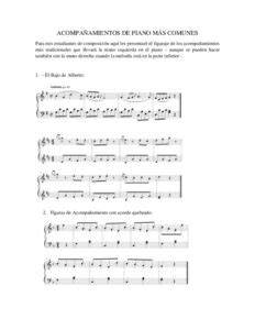 Esquema técnico del acompañamiento de piano de Schubert resaltando la alternancia de acordes de tónica y dominante