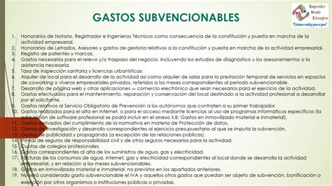 Infografía detallando qué gastos son subvencionables (alojamiento, manutención, servicios complementarios)
