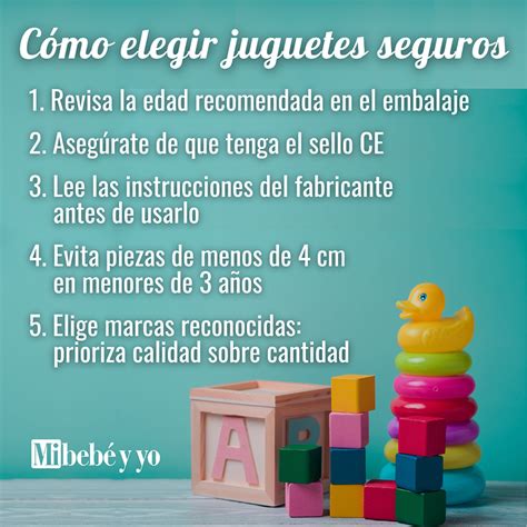Infografía sobre cómo elegir juguetes seguros para bebés