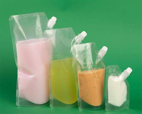 Foto de bolsas flexibles para jugos y café