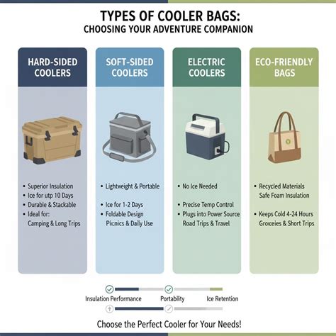 Collage de diferentes tipos de bolsas térmicas (mochila, mano, para botellas)