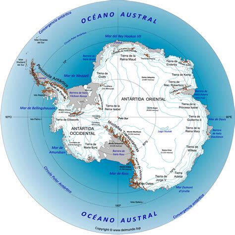mapa de la península antártica mostrando el aumento de la cobertura vegetal