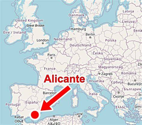 Mapa de ubicación de la clínica Accuna en Alicante resaltando las vías de acceso y la estación de TRAM cercana