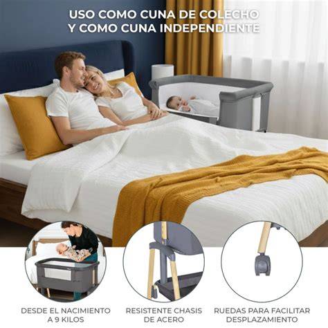 Diseño de una minicuna de colecho acoplada a la cama de los padres