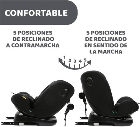 Detalle del asiento reclinable y reposapiernas ajustable de la Chicco Liteway 2 Aster