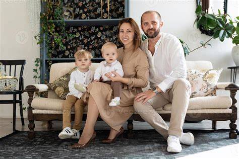 Foto de una familia andaluza con hijos