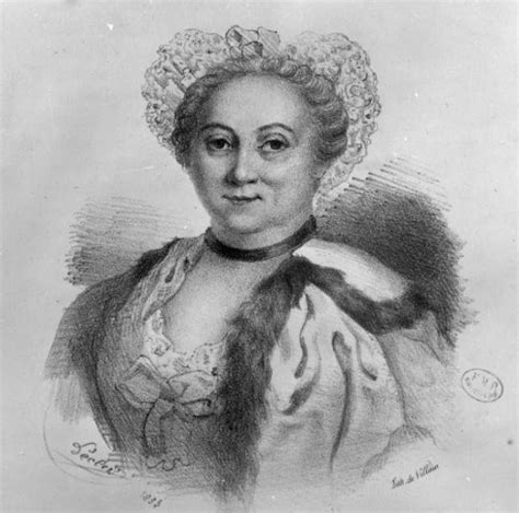Retrato calcográfico de Angélique Marguerite Le Boursier du Coudray