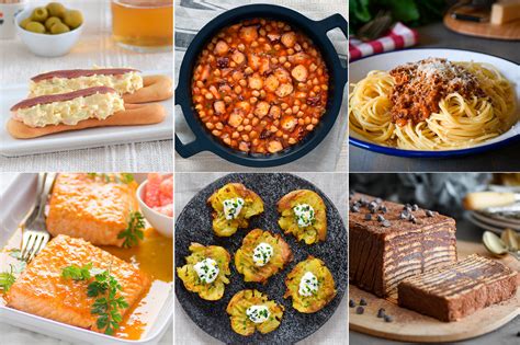 Infografía con ejemplos de comidas ricas en nutrientes para madres lactantes