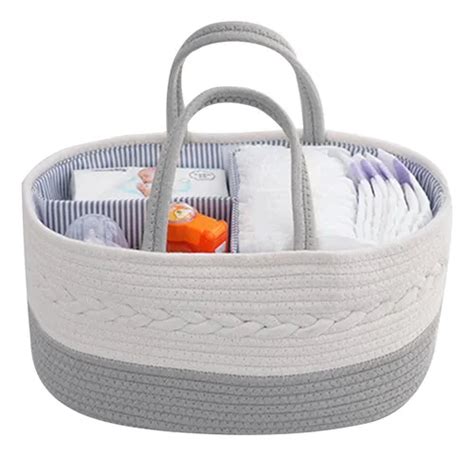 Cesta organizadora para el cuarto del bebé con accesorios