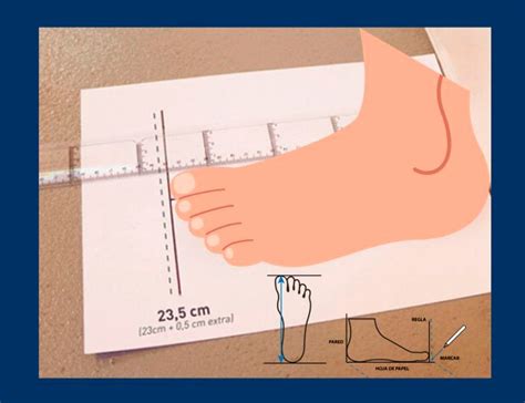Infografía con consejos para medir el pie del niño y elegir la talla correcta de calzado barefoot.