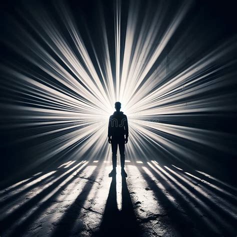 Ilustración de una persona con un halo de luz, simbolizando una ECM