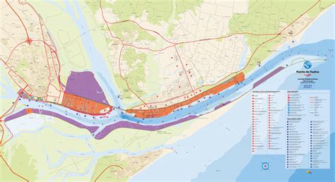 Mapa logístico que muestre la posición estratégica del Puerto de Huelva y su conexión con el Mediterráneo, África y Latinoamérica