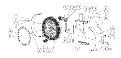 Composición del sistema del almacén de herramientas tipo disco DK 50