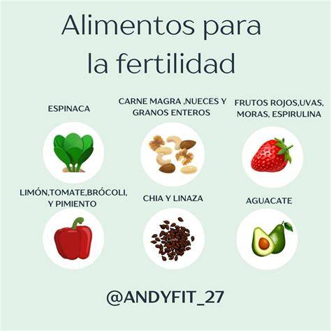 Infografía: Nutrientes clave para la fertilidad femenina