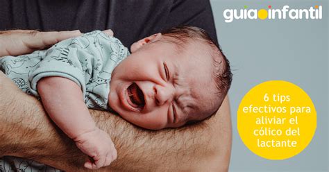 Infografía sobre cómo calmar a un bebé con cólico