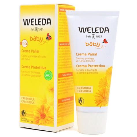Envase de la Crema de Pañal Weleda de Caléndula