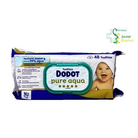 Foto de las toallitas Dodot Aqua Pure en su empaque