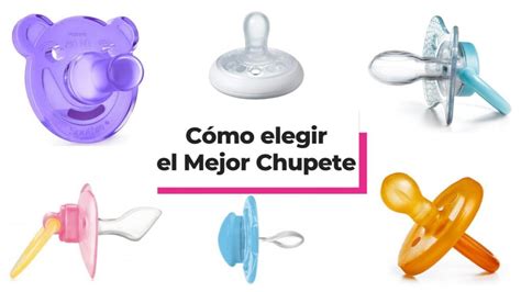 Bebé utilizando un chupete de forma segura
