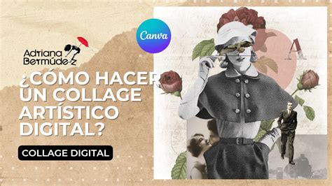 Collage digital de Marta Fàbregas, combinando retratos antiguos con elementos contemporáneos.