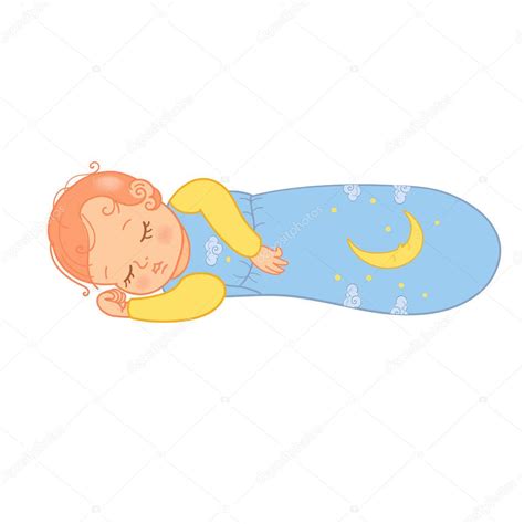 Ilustración de un bebé durmiendo plácidamente en un saco de dormir, destacando la seguridad y libertad de movimiento.