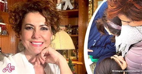 Irma Soriano sonriendo con sus hijos