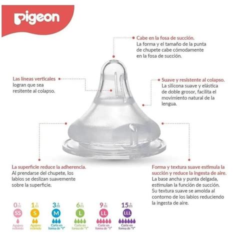 Primer plano de una tetina de biberón ancha y blanda, diseñada para simular el pezón materno.