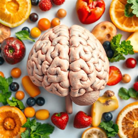 Esquema visual de los nutrientes clave para el desarrollo cerebral fetal y su función