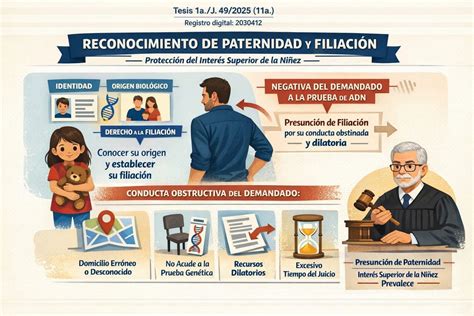 Infografía: Derechos fundamentales vulnerados por la falta de reconocimiento de filiación