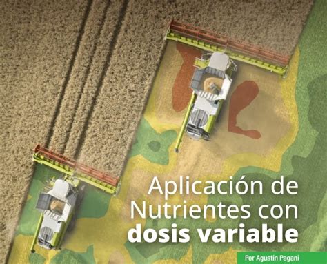 Esquema de aplicación de tasa variable mostrando diferentes dosis de siembra/fertilizante en zonas de un campo