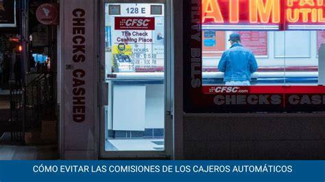 Infografía comparativa sobre cómo evitar comisiones ocultas al usar cajeros automáticos en el extranjero