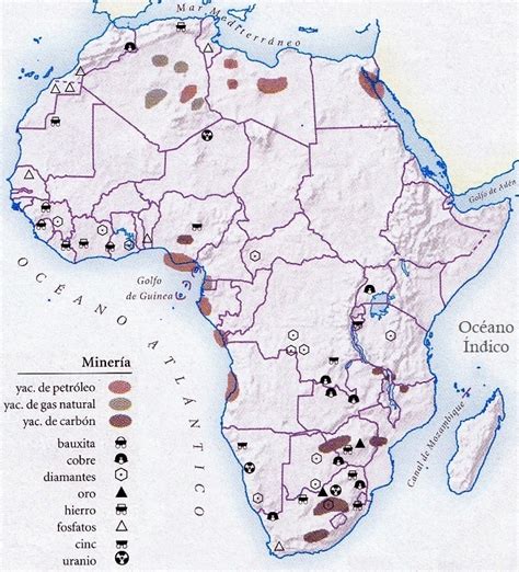 Mapa de distribución del mandril en África
