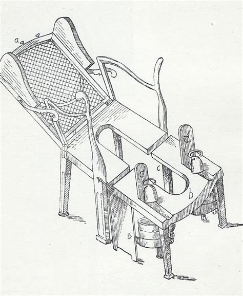 Recreación de una silla de parto romana