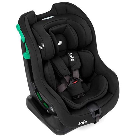 Esquema de la silla de coche Joie con enfoque en el arnés y las zonas de acolchado