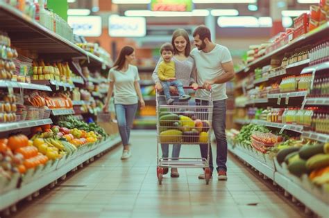 foto de una familia comprando artículos para bebé en Amazon
