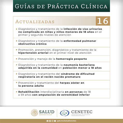 ilustracion de las Guías de Práctica Clínica de CENETEC
