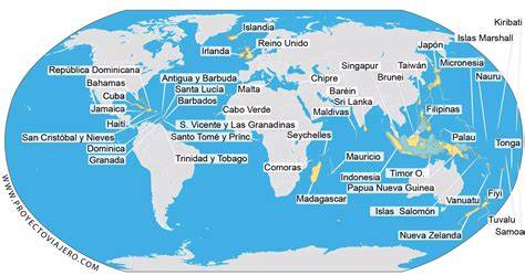 Mapa de islas de Tribez con zonas de recursos
