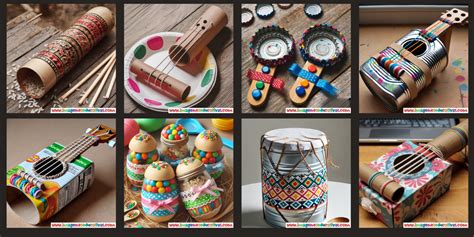 Ejemplos de decoraciones hechas con materiales reciclados: serpentinas de papel y figuras de origami.