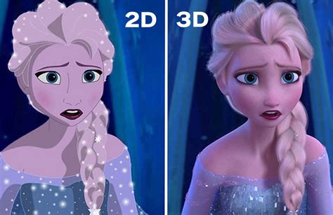Infografía: Comparativa entre la reproducción 2D y 3D desde un disco óptico con disposición intercalada de extensiones.
