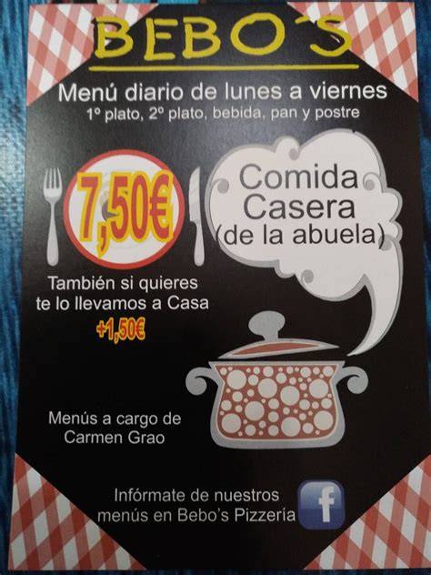 Fachada o entrada de la Pizzería Bebo's en Isla Cristina