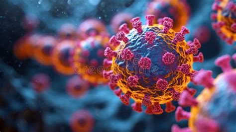Imagen microscópica del virus de la Rubéola