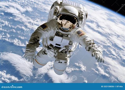 astronauta realizando una caminata espacial
