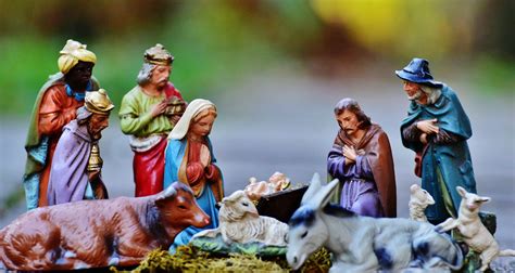 Foto de un pesebre navideño