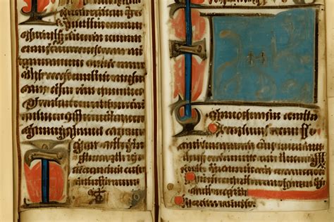 Ilustración de manuscrito medieval con referencias a prácticas de cuidado y protección durante el parto.