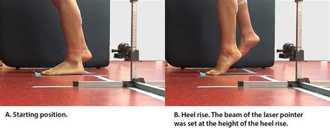 Imagen que ilustra el Jack test o heel rise test en un niño