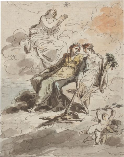 Ilustración de una escena histórica o mitológica que represente la lactancia adulta.