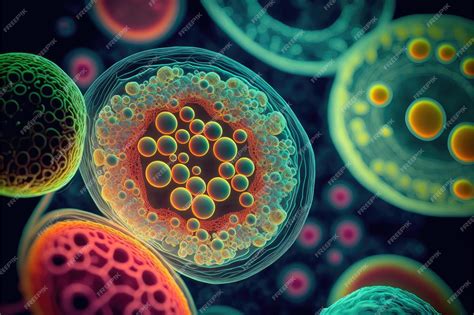 Imagen de microscopio de células humanas (rojo) incorporadas en un embrión de mono en etapa temprana.